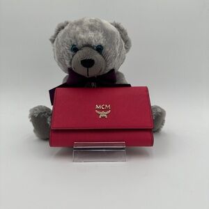 MCM Red Wallet